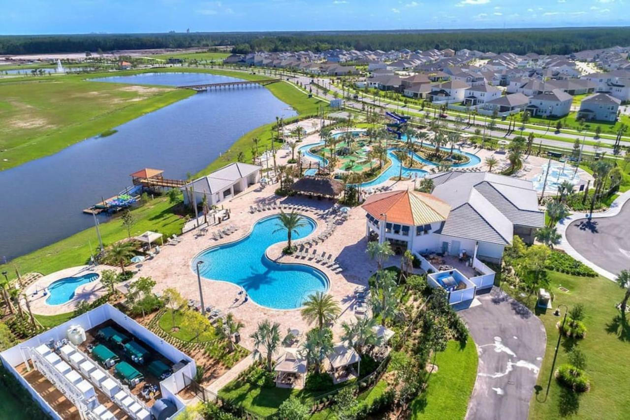 C - New 4 Bedroom Home - 5 Miles To Disney - Free Water Park - Private Pool كيسيمي المظهر الخارجي الصورة