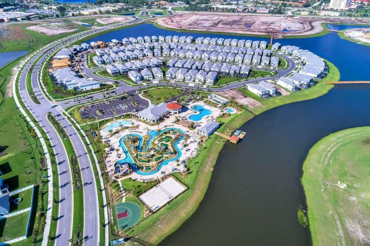 C - New 4 Bedroom Home - 5 Miles To Disney - Free Water Park - Private Pool كيسيمي المظهر الخارجي الصورة