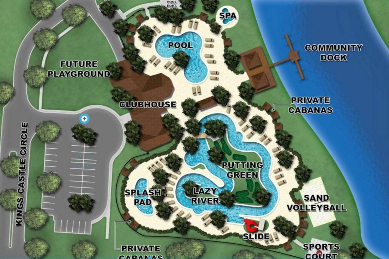C - New 4 Bedroom Home - 5 Miles To Disney - Free Water Park - Private Pool كيسيمي المظهر الخارجي الصورة